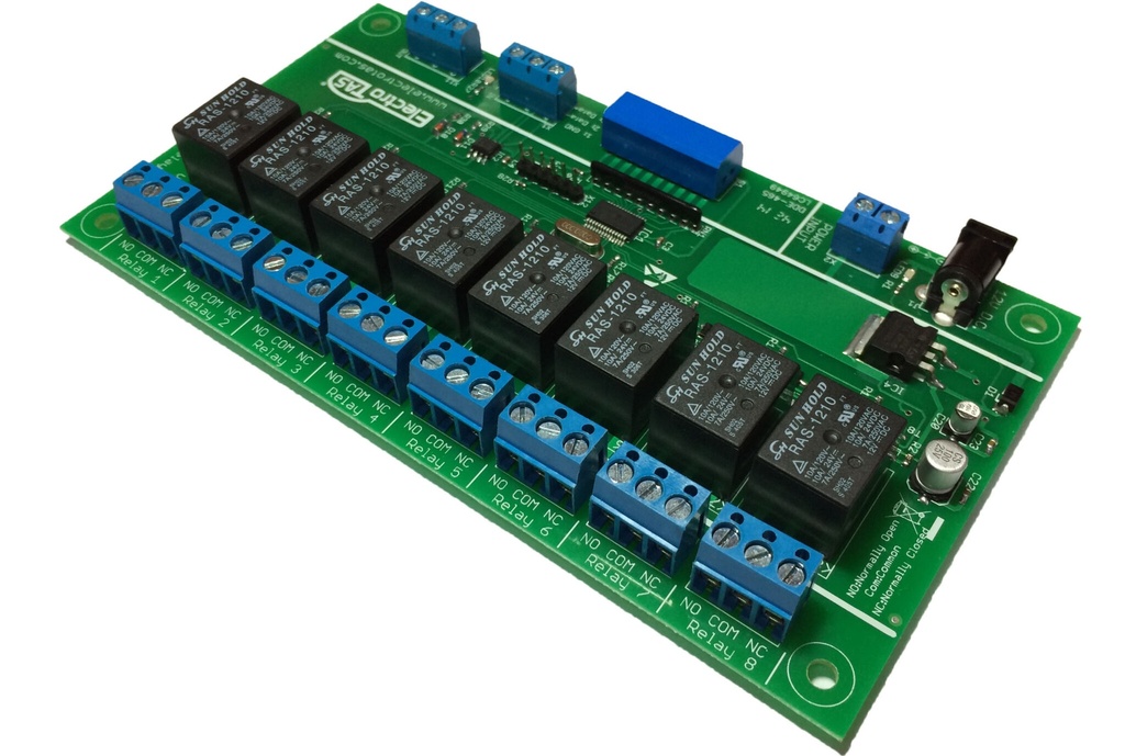 Conversor DMX A 8 Relay