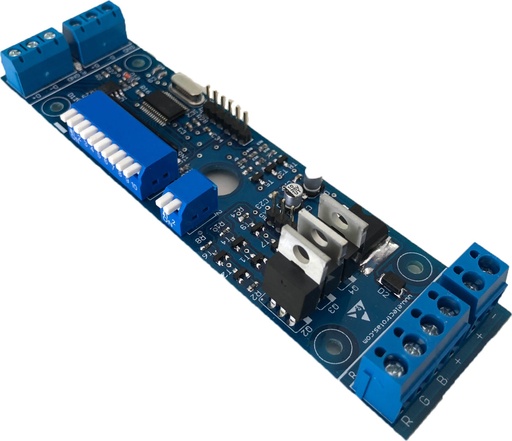 [DMX-RGB-AIO] Conversor – Receptor DMX – RGB – 4 Modos DMX