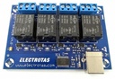 Conversor USB A 4 Relay