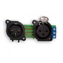 Neutrik Male/Female XLR to Terminal Block Adapter